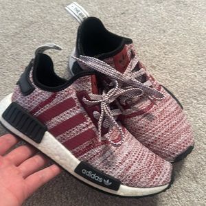 Adidas NMD_R1 maroon and white mens 7